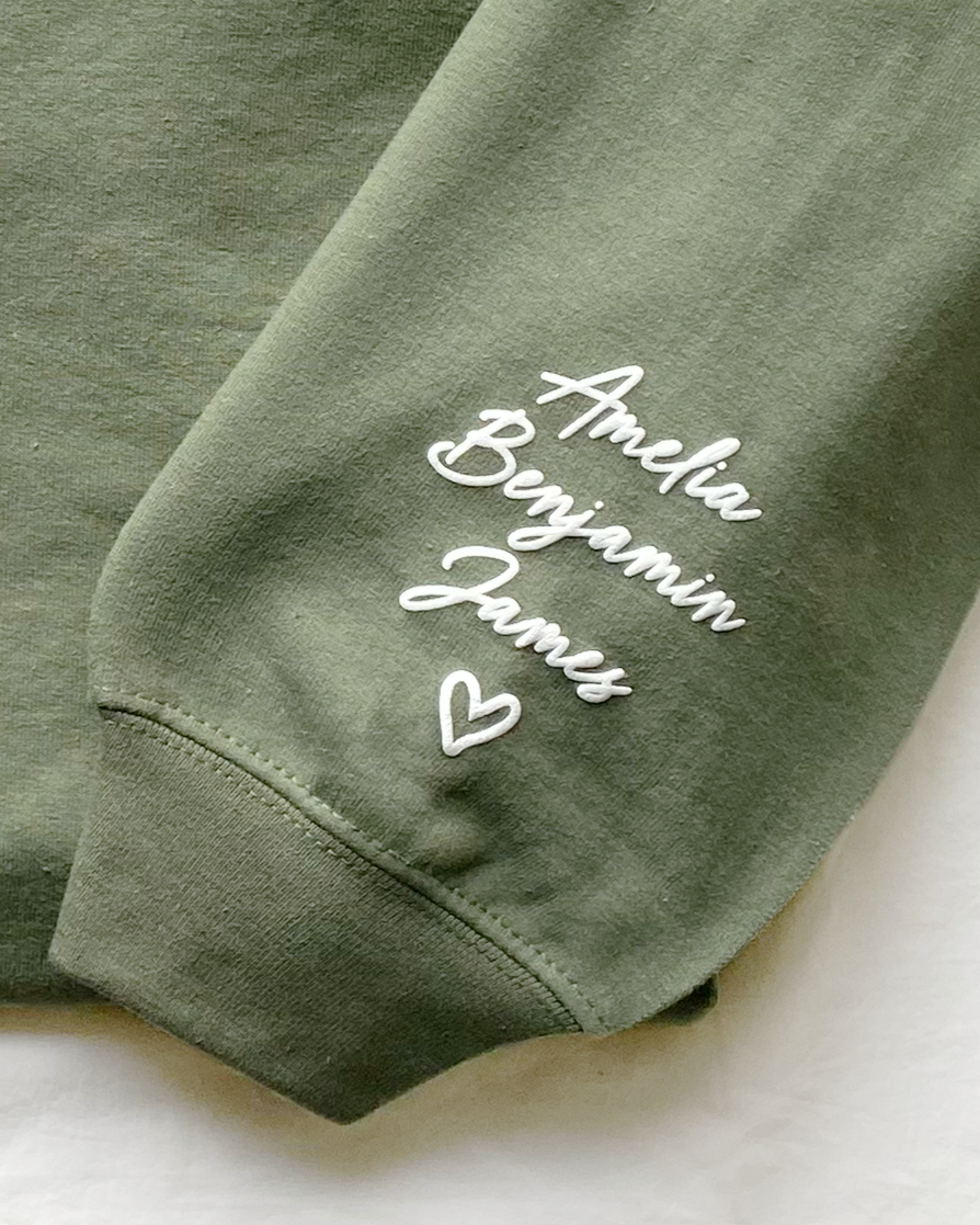 mama Crewneck Sweatshirt - Neckline Script