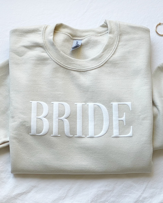 Personalized BRIDE Crewneck Sweatshirt
