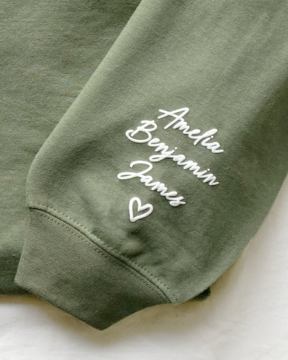 mama Crewneck Sweatshirt - Neckline Script