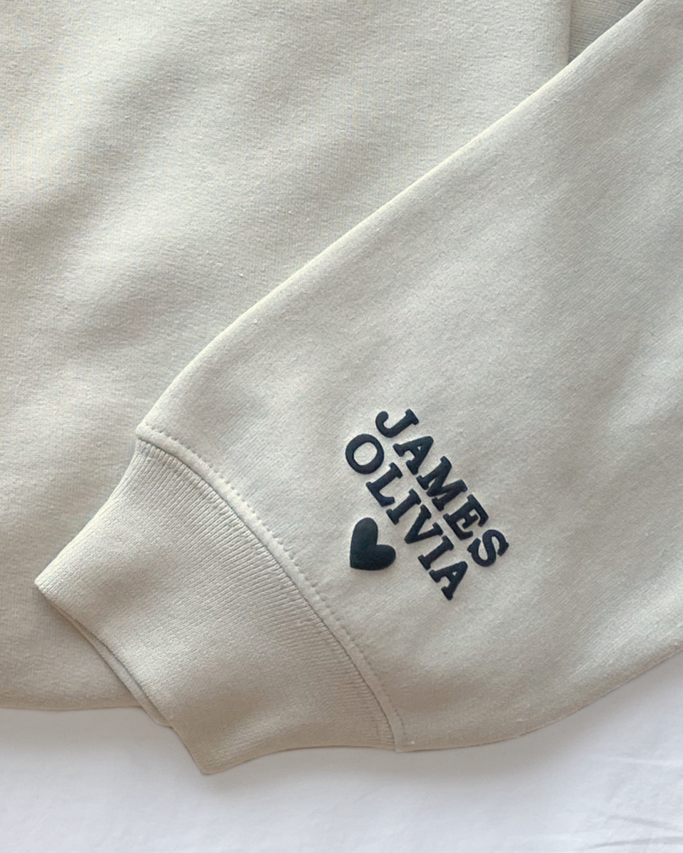 mama Neckline Crewneck Sweatshirt - Block Sleeve
